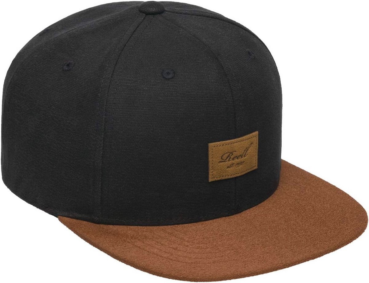 Suede 6 Panel Snapback Cap