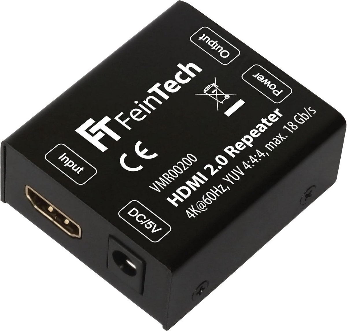 HDMI 2.0 Repeater Amp Signalversterker 4K 60Hz Tot 50m