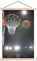 Le basket va vers le panier affiche textielposter 60x90 cm