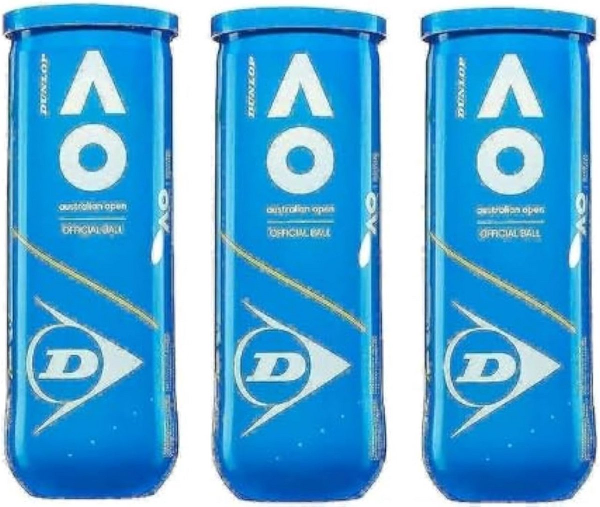 Tennisballen set Dunlop Australian Open 9 stuks