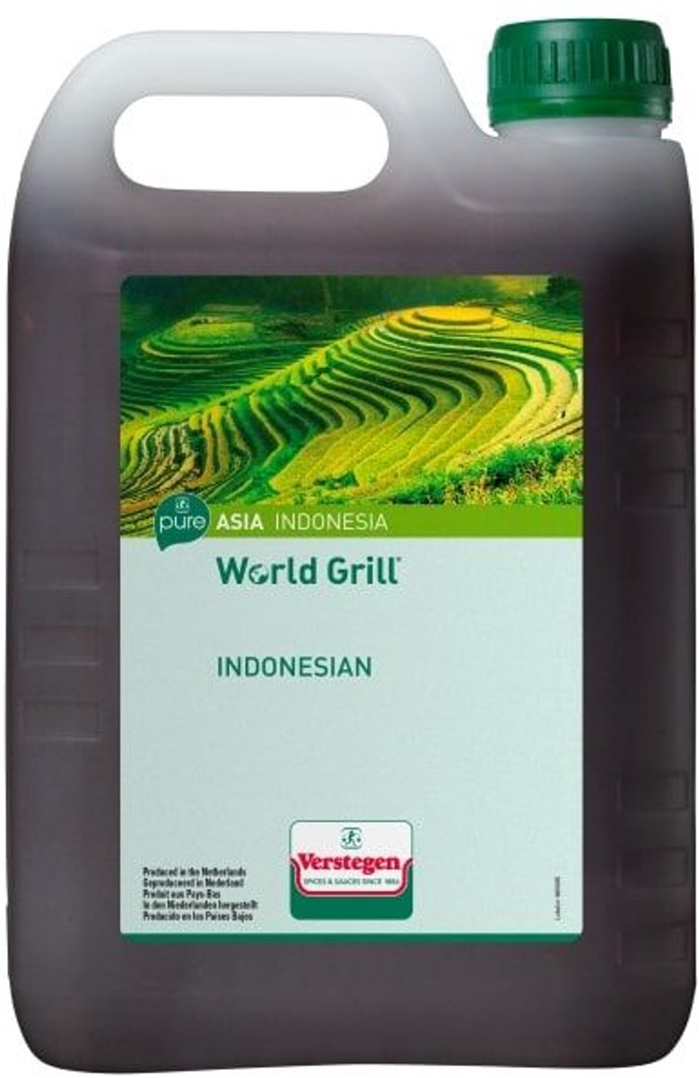 Verstegen - World Grill - Indonesian - Oliemarinade - Drum - Marinades - 2,5L