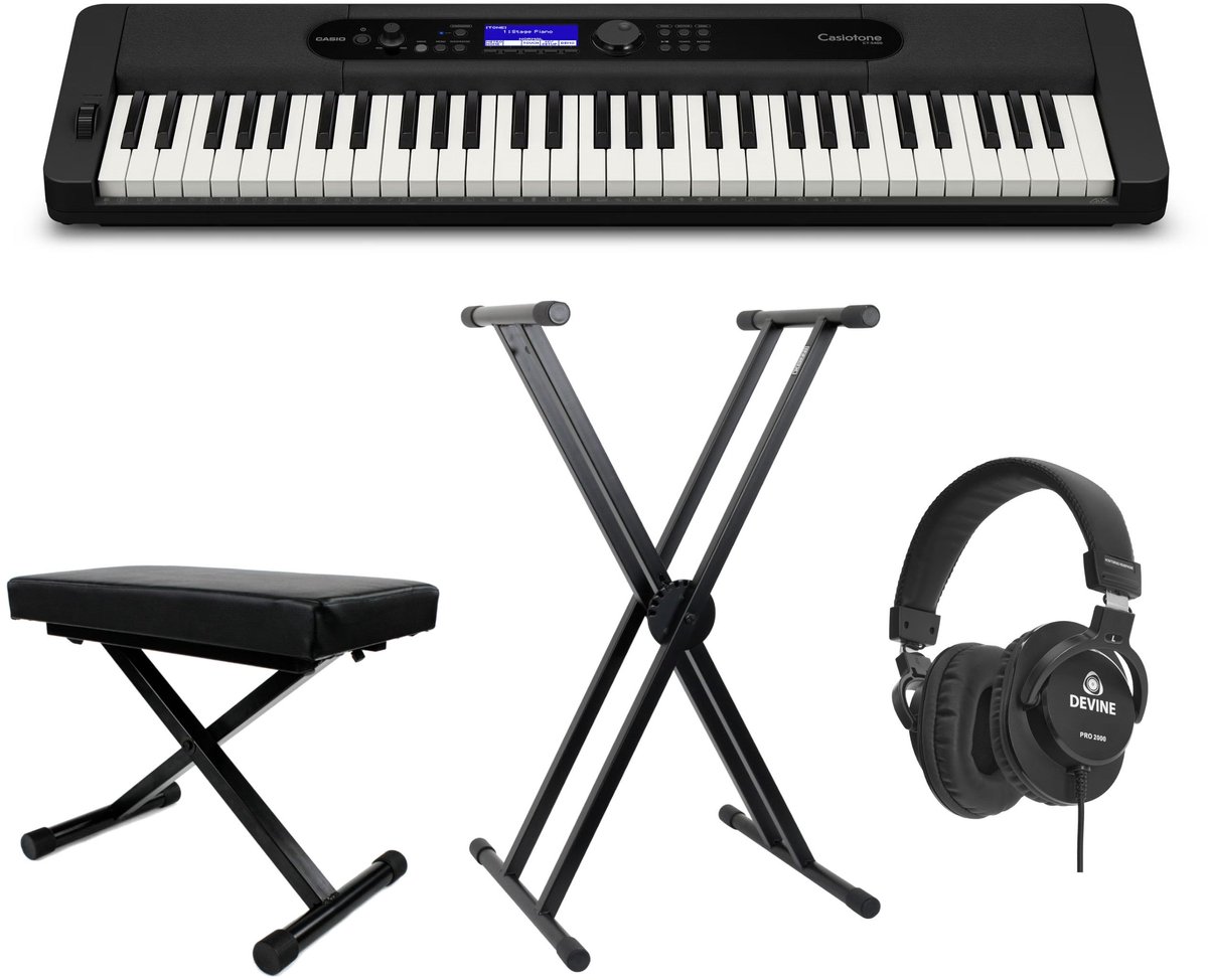 Casio CT-S400 keyboard starterset Deluxe
