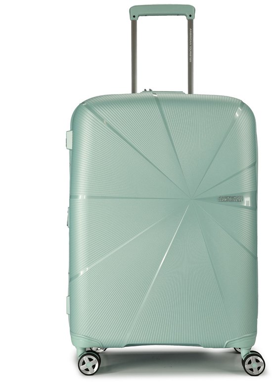 American Tourister Trolley Starvibe Spinner 67 / 24 EXP TSA Surf Blue Mintgroen 65cm