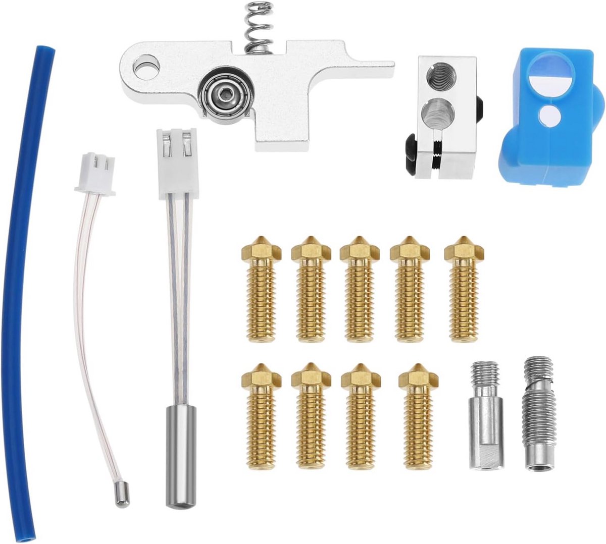 18-Delige 3D Printer Onderdelen Set voor Prusa i3 / Artillery Sidewinder X1 Extruder Upgrade