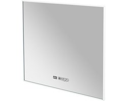 Eurom Sani 400 Mirror Infraroodpaneel met spiegel - 80x70cm - LED verlichting - WiFi - 400 watt - mat wit