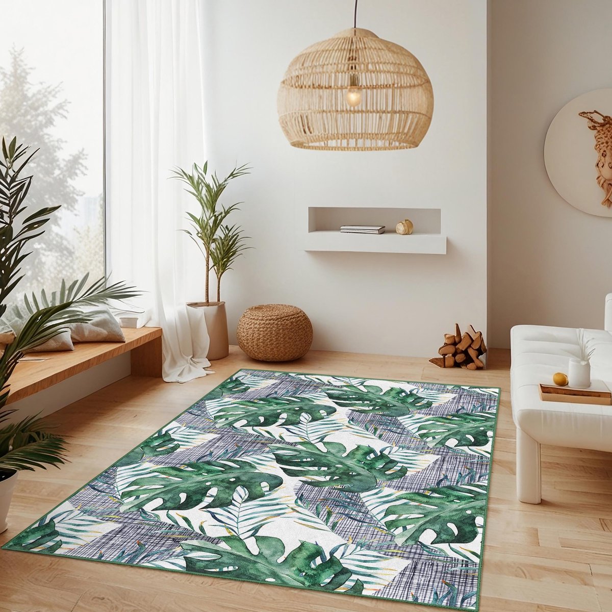 Mila Home - Tapijt Vloerkleed Rechthoek - Wasbaar - Antislip - OEKO-TEX Gecertificeerd - Voor Woonkamer, Slaapkamer, Keuken & Hal -200 3