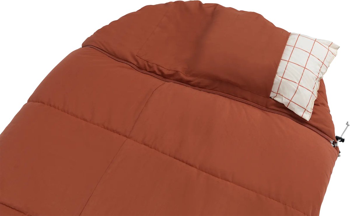 Outwell Camper Lux Slaapzak Oranje Long - Left Zipper