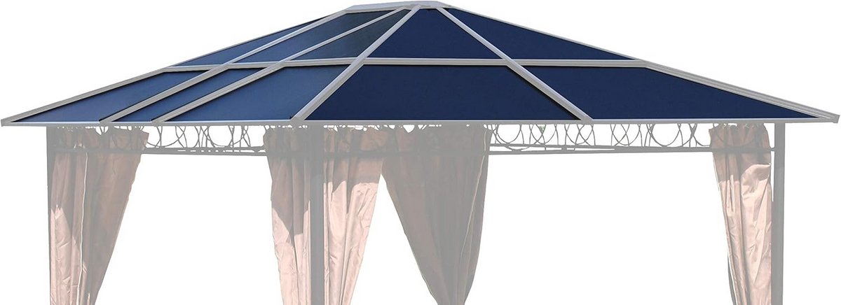 Vervangende Dakpanelen voor Hardtop Tuinpaviljoen 3x3.6m - Polycarbonaat