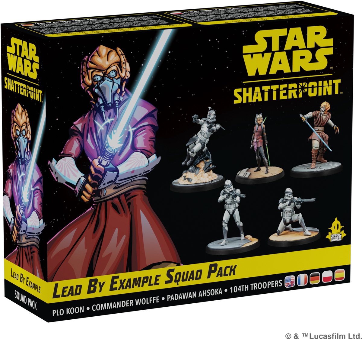 Star Wars Shatterpoint Lead by Example Squad Pack - EN/FR/DE/PL/ES