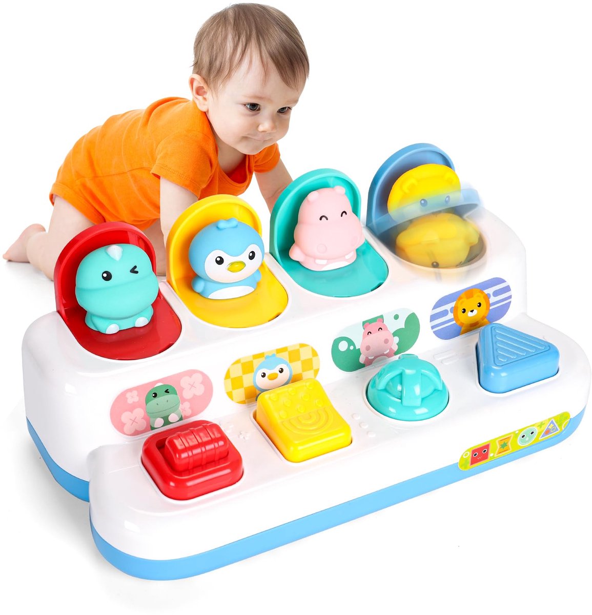 Pop-up Babyspeelgoed Vanaf 12 Maanden, Montessori-speelgoed Vanaf 1 Jaar Motorisch Speelgoed Vanaf 6 Maanden Vroege Ontwikkeling Oorzaak En Gevolg Leerzaam Speelgoed Baby Paascadeau Jongens Meisjes