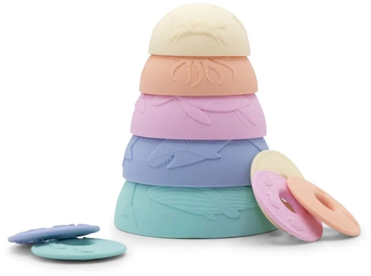 Jellystone Stapelbare Kommen Veelkleurig