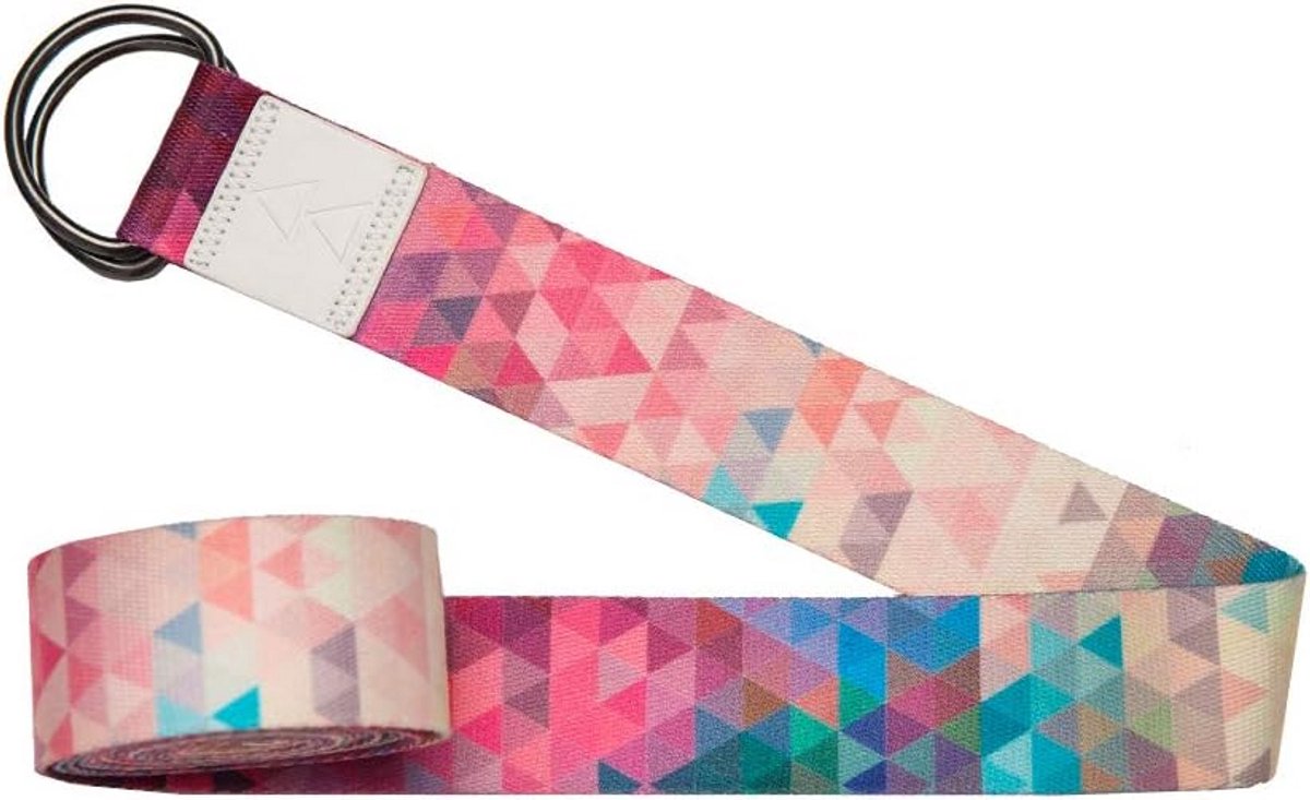 Extra lange super zachte eco-vriendelijke yoga riem | Verstelbaar en veilig voor flexibiliteit | 240 cm