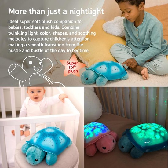 Sterrenprojector Nachtlampje met Rustgevende Geluiden en 3 Kleuren voor Kinderen van Merkloos — afbeelding 3