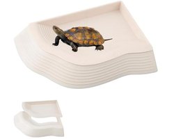 Waterschaal voor kleine reptielen met antislip helling – ideaal voor terrarium en verzorging