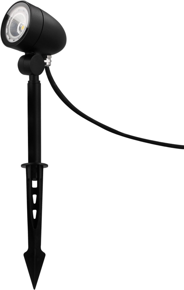 LED Prikspot Buiten (IP54) - Olden - Zwart - GU10