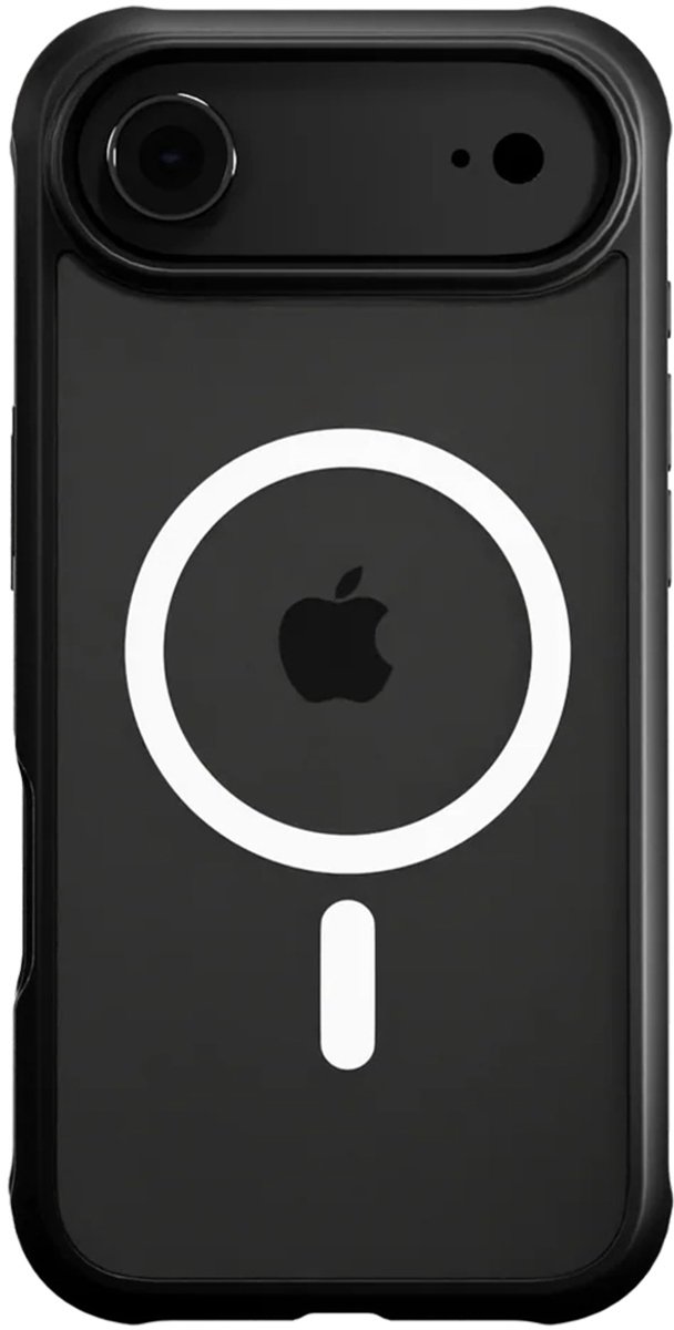Cygnett, Hoesje geschikt voor iPhone Air - MagTitan Full-body MagSafe met 9H Screenprotector, Transparant zwart