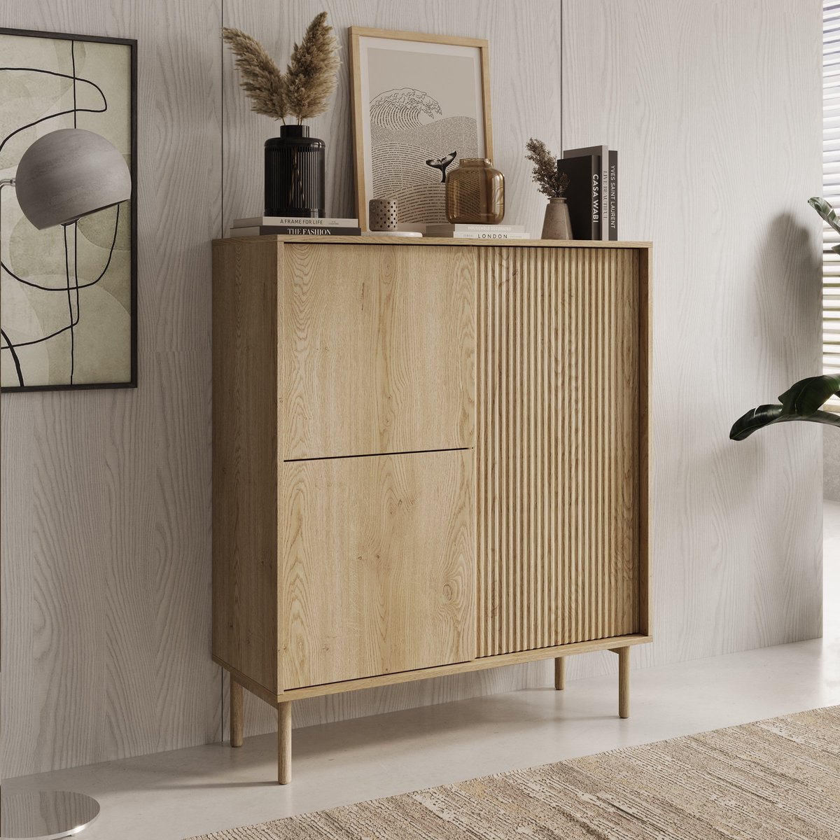 Meubella - Tenerife - Dressoir - Eiken - 104 cm