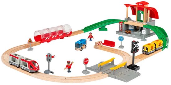 BRIO Centraal Stationset - 33989 - Treinbaan