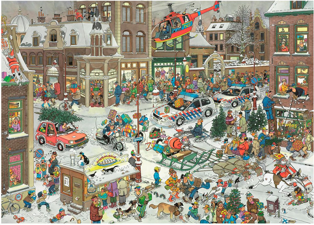 Jan van Haasteren - Kerstmis - 1000 stukjes puzzel - Legpuzzel — afbeelding 7