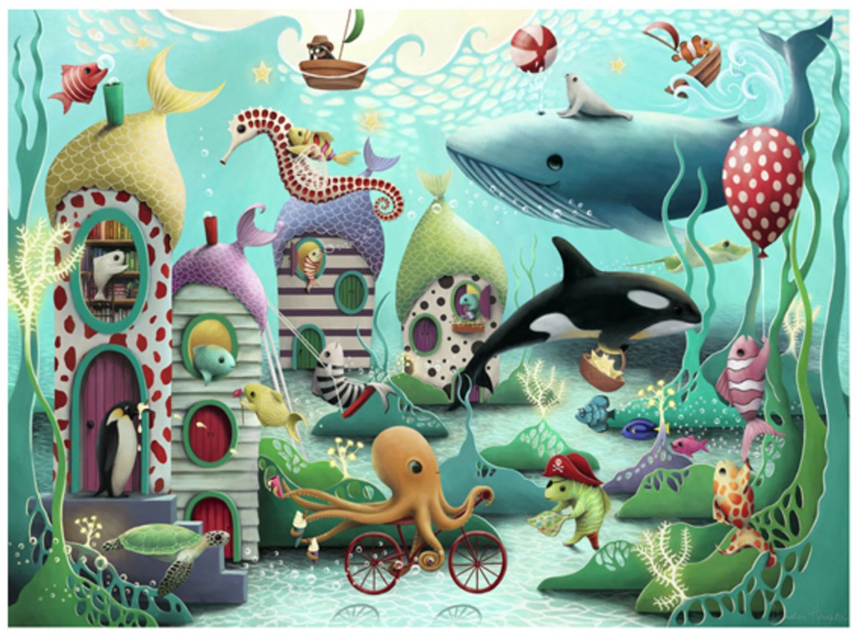 Ravensburger puzzel Magische onderwaterwereld - Legpuzzel - 100 stukjes — afbeelding 3
