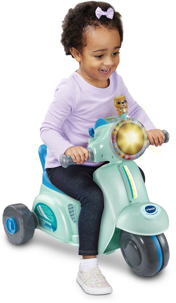 VTech 2 in 1 Loopscooter - Educatief Speelgoed - Ombouwen tot Driewieler - Speelgoed vanaf 1 Jaar - Blauw van Vtech — afbeelding 5