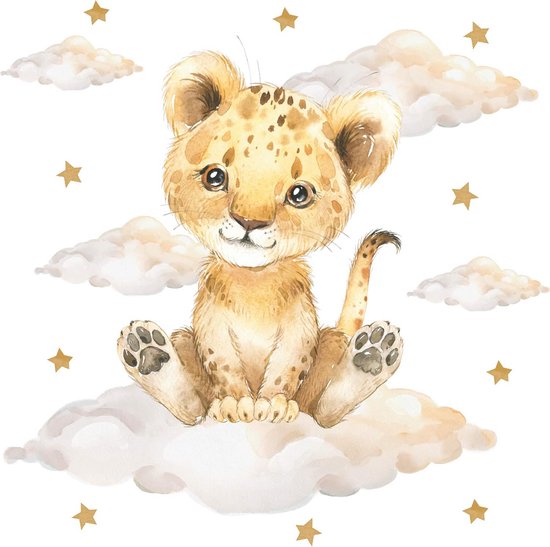 Fotobehang Safari Dieren Avontuur - Speels Kinderbehang