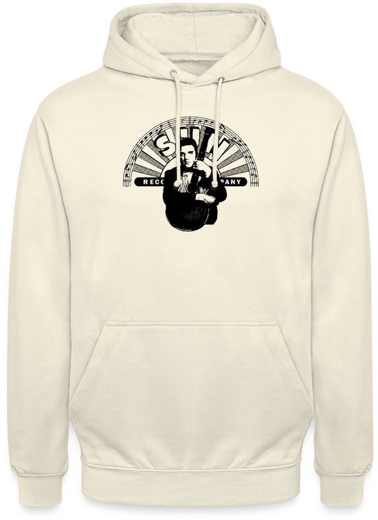 Elvis Presley Elvis Met Gitaar & Sun Records Logo Hoodie Unisex