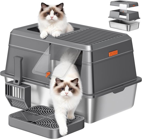 Quapas! RVS Kattenbak | Katten | Bestellen