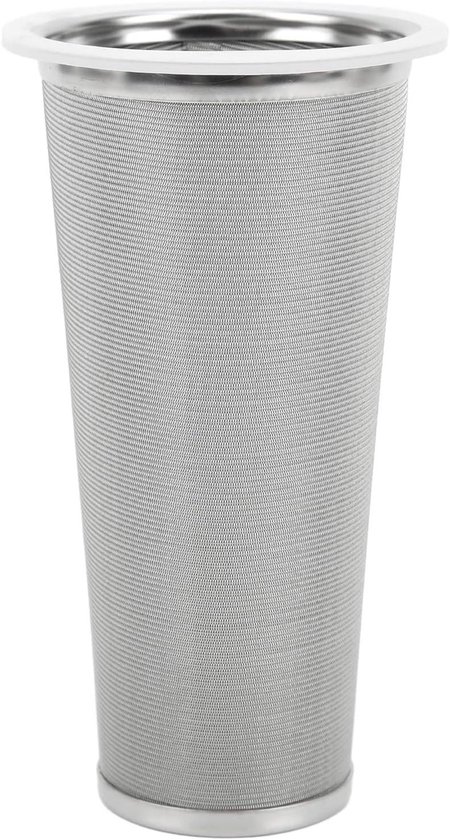 Herbruikbaar koffiefilter permanent koffiefilter van roestvrij staal 100 mesh maat 4 voor de meeste koffiemachines 2 stuks