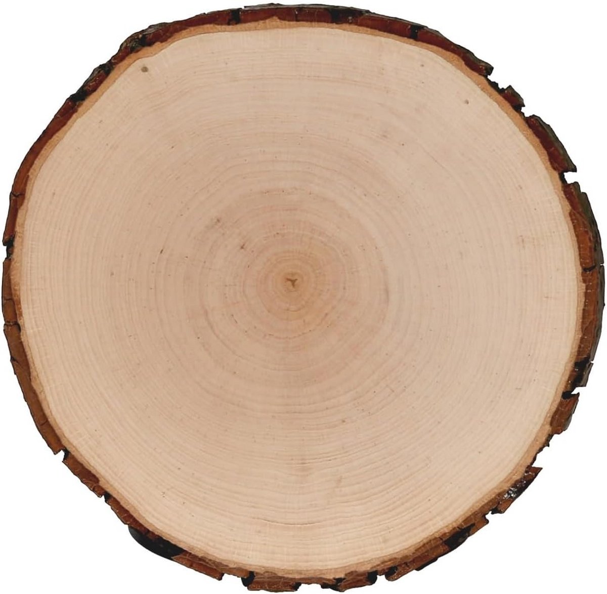 Ronde Schorsplank Essenhout - Natuurlijke Houten Serveerplank Onbehandeld