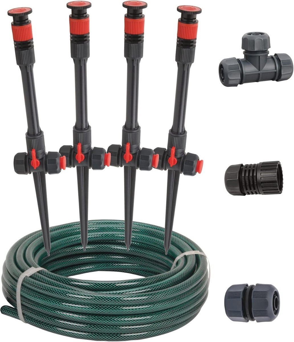 Multi-instelbaar flexibel tuinbesproeiingssysteem voor een perfecte bewatering