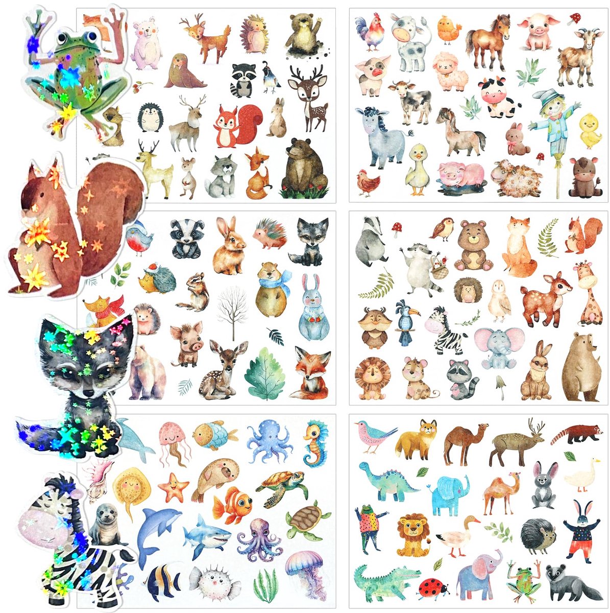 IMPERATORIS® Stickers Kinderen voor Jongens en Meisjes en Computer, Laptop, Telefoon, Kalenders - 150 Designs