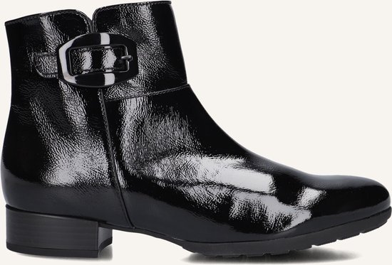 Gabor 714.1 Enkellaarsjes - Enkelboots met rits - Dames - Zwart - Maat 39