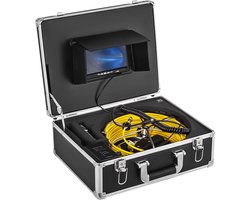 Caméra d'inspection VEVOR avec câble de 30 m, écran LCD de 7 pouces, étanche IP68, caméra d'inspection d'égout de 23 mm avec fonction DVR, pour les bouchons de tuyaux d'égout, l'inspection des murs, l'entretien de la maison, les tuyaux de CVC