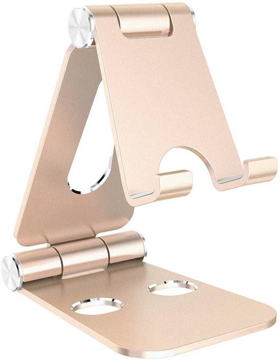 Mobiele Telefoonstandaard, Telefoonhouder Stabiel Verstelbaar Aluminiumlegering Voor Smartphones