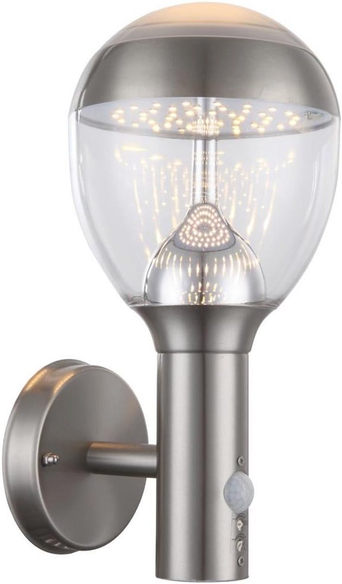 LED buitenlamp met bewegingsmelder 11,5 Watt modern warmwit