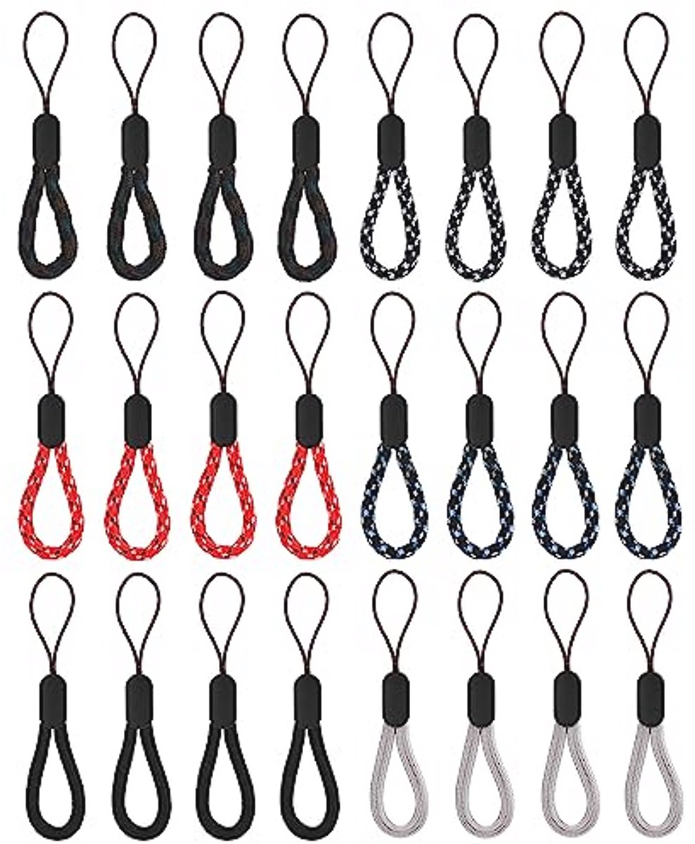 Aanpasbare Vinger Lanyard voor Smartphone en Sleutels - Nylon Polsband voor Draagbaar Gebruik