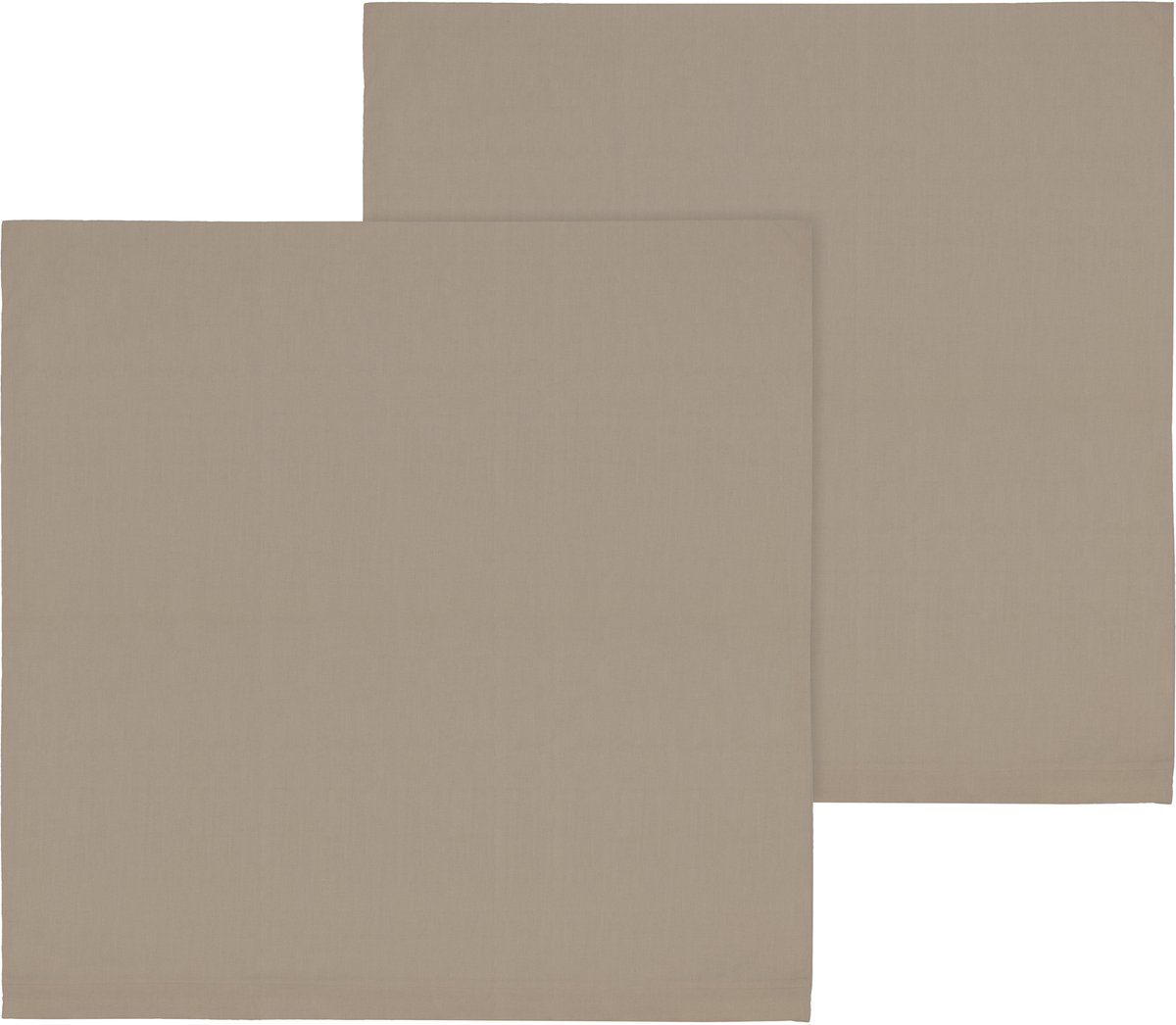 Södahl Calm Kussenhoes 60 x 63 cm 2 stuks Taupe