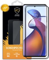 2-Pack Motorola Edge 30 Fusion Screenprotectors - MobyDefend Screensaver Met Zwarte Randen - Gehard Glas - Glasplaatjes Geschikt Voor Motorola Edge 30 Fusion