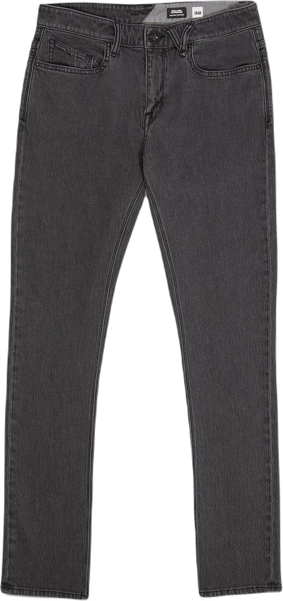Volcom Solver Tapered Denim Jeans - Stoney Black