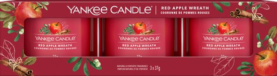 Yankee Candle Giftset Red Apple Wreath - 3 Stuks
