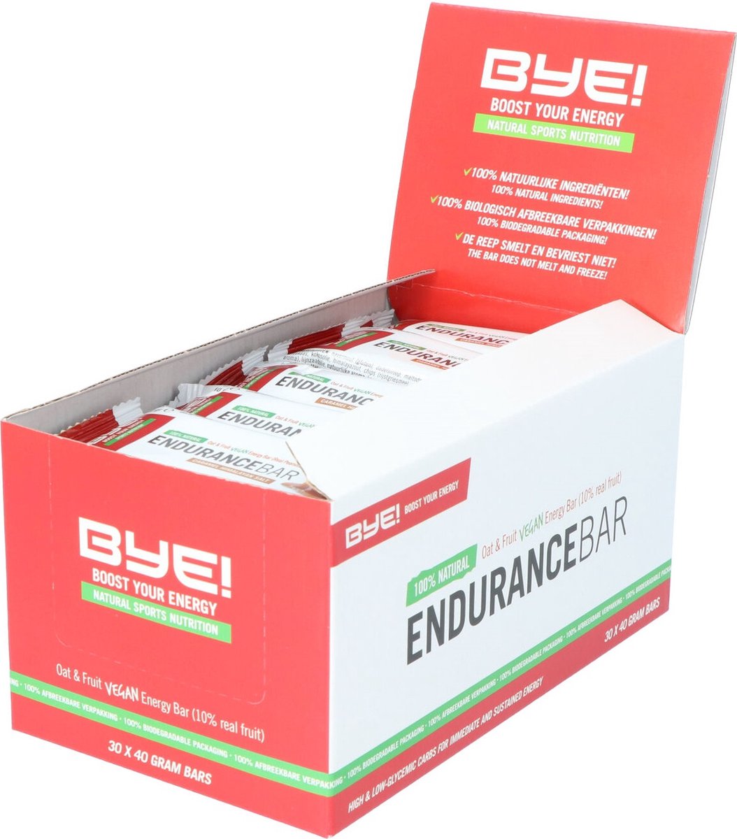 YE! Endurance Bar Caramel Himalayan Salt - 30 x 40 gram