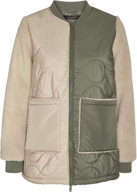 NOISY MAY NMTHORA QUILTED TEDDY JACKET Dames - Maat XS