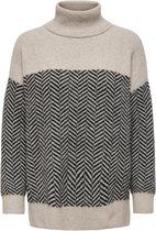 Only Trui Opmelsy  Life L/s Wool Rn  Pullover 15267425 Black Dames Maat - M