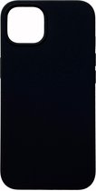 Apple iPhone 12 & 12 Pro Case Zwart - Coque arrière en Siliconen liquide