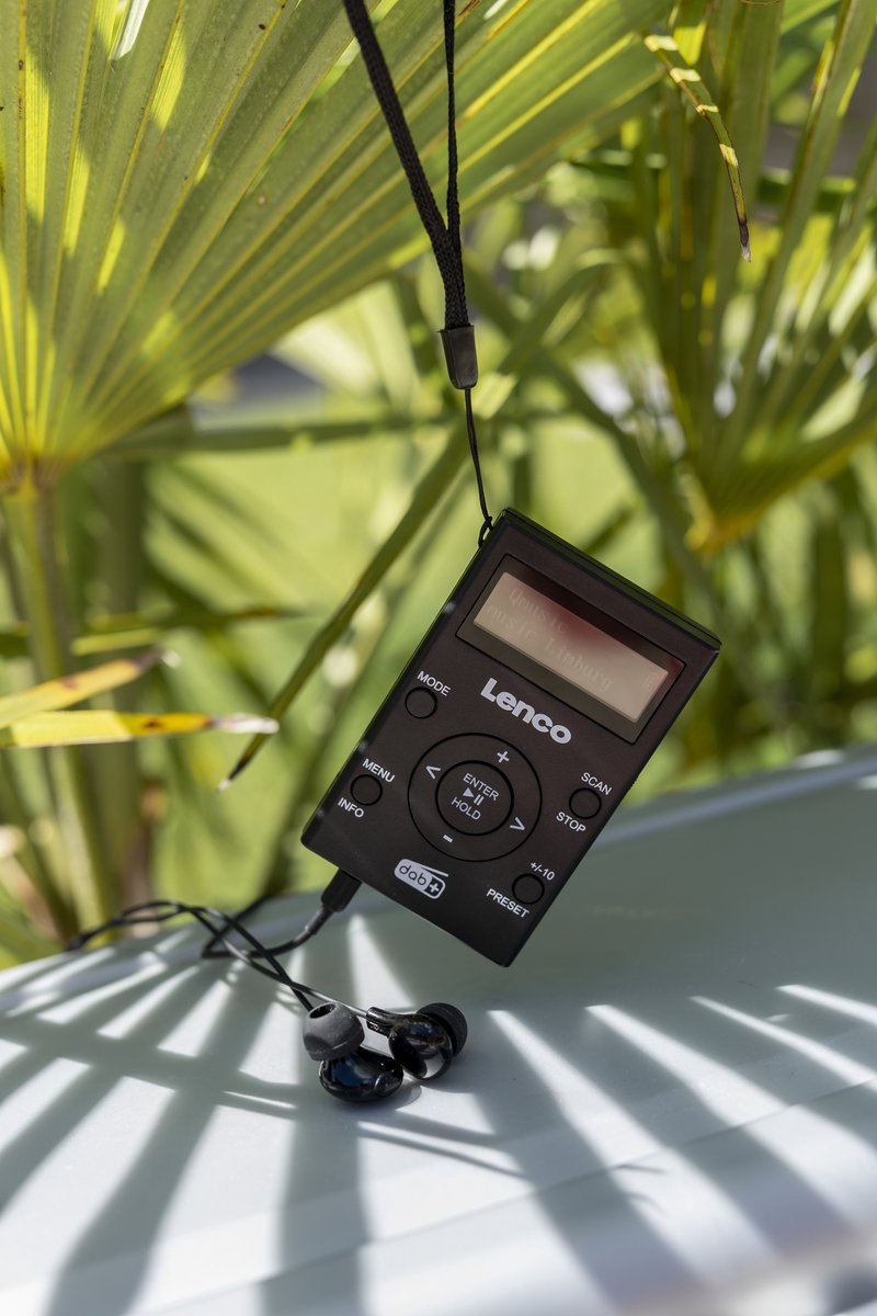 Lenco PDR-011BK - Zakradio met DAB+ en FM - MP3-speler met een oplaadbare  Batterij - Zwart | bol