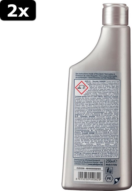 WPRO Entkalker Für Kaffeemaschine & Wasserkocher – 250 Ml, 3 Anwendungen