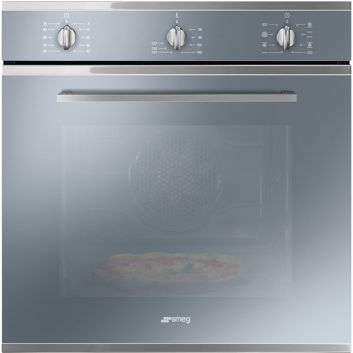 Smeg SF64M3PZS oven 65 l Zilver