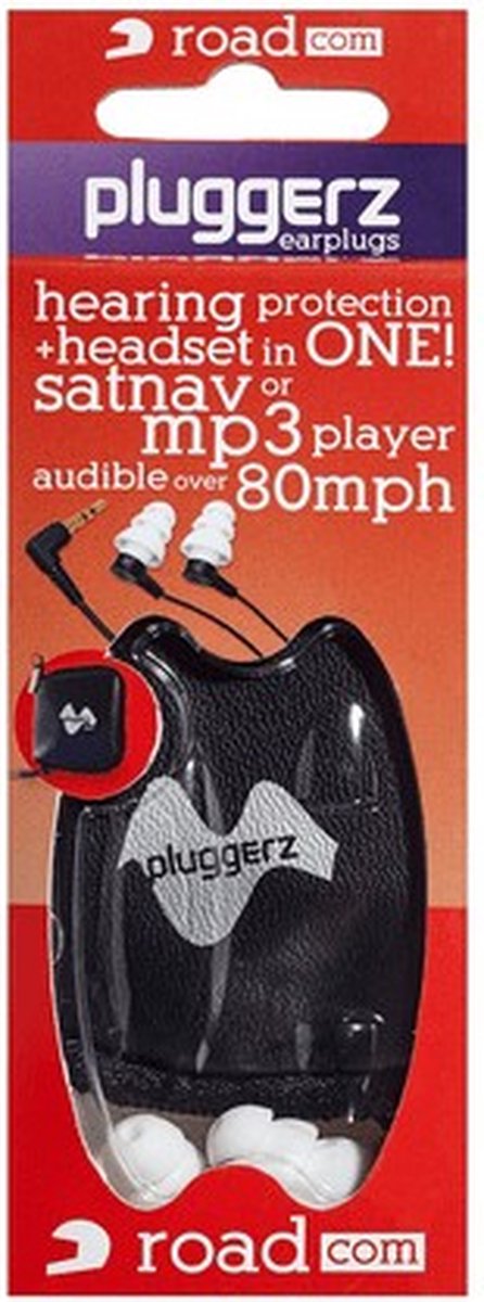Pluggerz rOADCOM beveiligde audio hoofdtelefoon