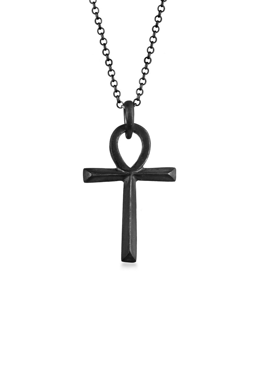 KUZZOI - Halsketting - Heren Kruis hanger Heilig Symbool in 925 Sterling Zilver - Heren